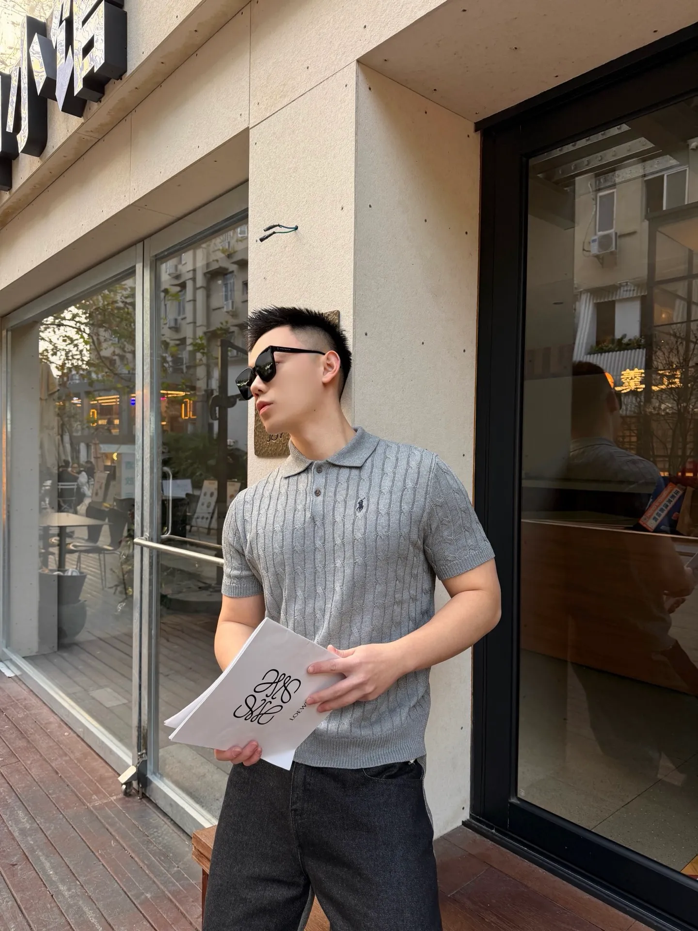 【 】Ralph Lauren Polo （Gray）